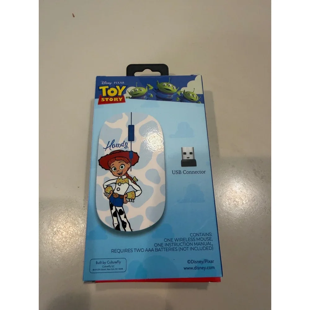 Disney Pixar Toy‎ Story Jessie Wireless Mouse CultureFly Cow Print USB Receiver